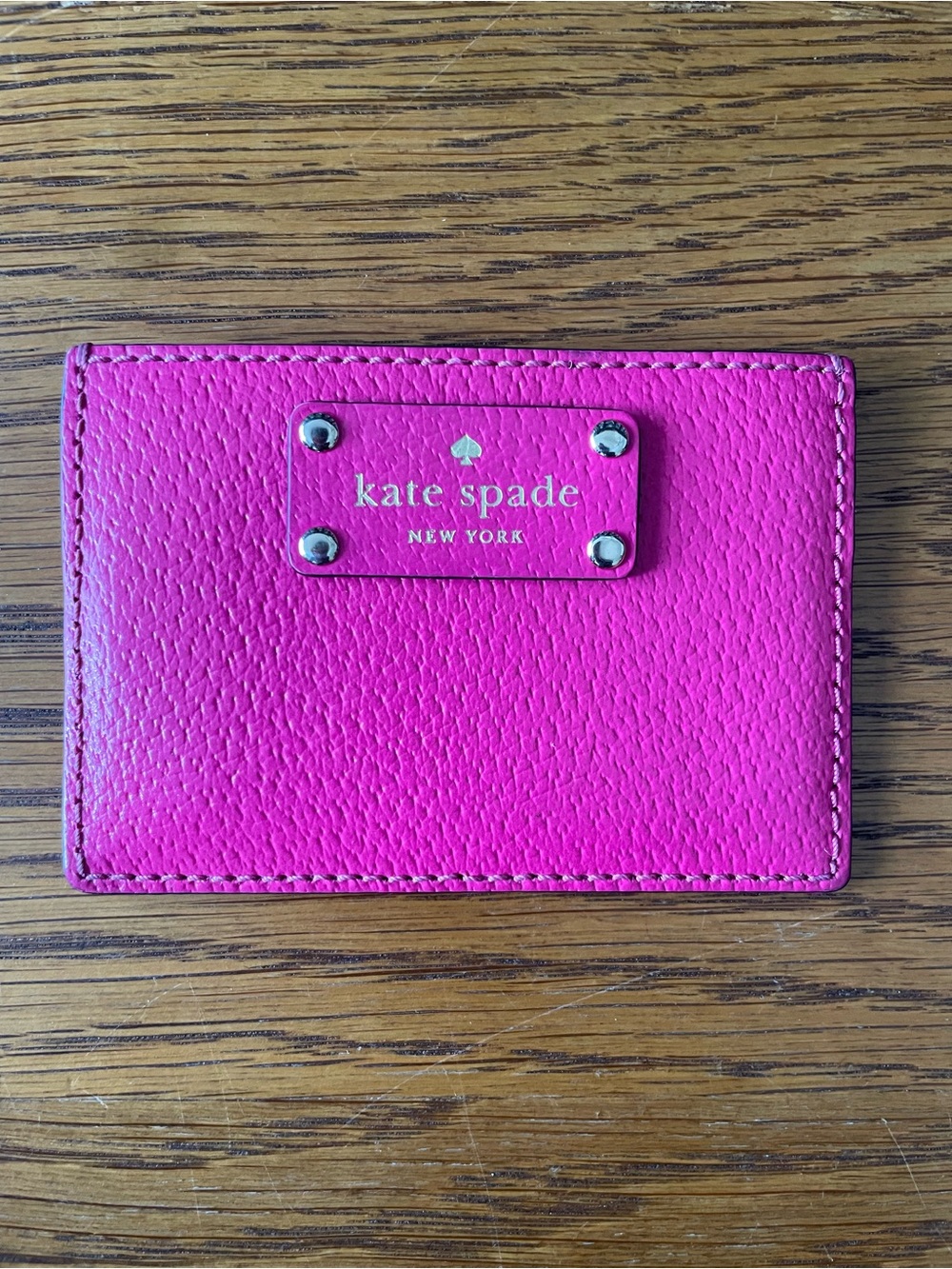 Kate Spade Hot Pink Card Wallet